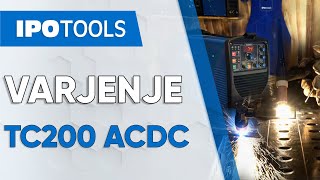 👨‍🏭 IPOTOOLS TC200 ACDC  VARJENJE TIG [upl. by Llehsyt]