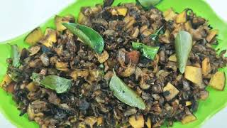 Kakka Irachi Thoran  Clam Coconut Stir Fry  Kakka Fry  നാടൻ കക്കയിറച്ചി തോരൻ  Kakka Ularthiyathu [upl. by Aydin]