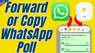 Why cant i Forward or Copy WhatsApp Poll on iPhone and Android Get Reason [upl. by Duquette]