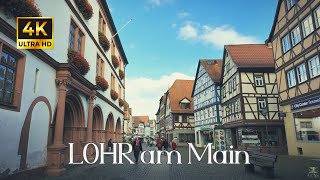 LOHR am Main 4K Beauty small village in Germany Bayern Germany Walking Tour Osmo Pocket 3 [upl. by Gualtiero628]