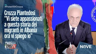 Crozza Piantedosi quotVi siete appassionati a questa storia dei migranti in Albania ora vi spiego ioquot [upl. by Tnafni]