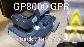 Proceq GP8000 GPR Quick Start Guide  Ground Penetrating Radar  Concrete Scanning  Inspection [upl. by Arah]