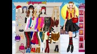 Barbie Winter Fashionista Dress Up Game [upl. by Hans708]