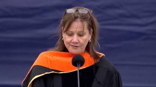 Mary Barra at 2014 spring commencement [upl. by Nivrem530]