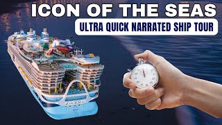 Complete Tour of The Worlds Largest Cruise Ship Icon of the Seas [upl. by Yadrahc]