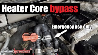 Heater Core Bypass Dorman 626001 Emergency Repair Only  AnthonyJ350 [upl. by Hayashi]