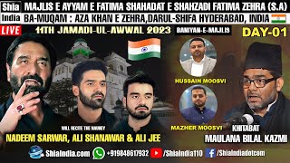 🔴Day 1 Nadeem Sarwar Ali Shanwar Ali Jee  2023  MajliseAyyameFatimaiya SA Hyderabad India [upl. by Zorina]