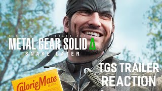 Metal Gear Solid Delta Snake Eater  NEW TGS TRAILER REACTION [upl. by Rasmussen]