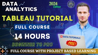 Tableau Complete Tutorial  Beginner to Pro  Project Based Learning  Edition 2024 tableau [upl. by Dow]