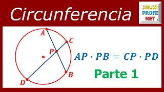 CUERDAS QUE SE CORTAN EN UNA CIRCUNFERENCIA Demostración y Ejemplo 1 [upl. by Guthry153]