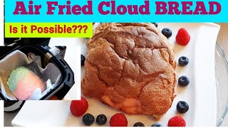 Air Fryer Cloud Bread Recipe EASY with 3 Ingredients NO OVEN Make Your Cloud Bread Taste Good [upl. by Innaig718]