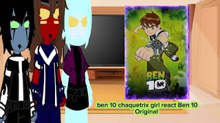 ben 10 chaquetrix girl react Ben 10 Original [upl. by Vicki341]