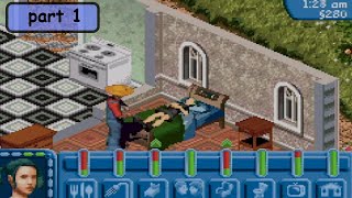 No Commentary The Sims Bustin Out GBA 1 [upl. by Edra]