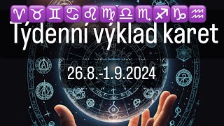 Týdenní výklad 268192024 horoskop vykladykaret [upl. by Kannav]