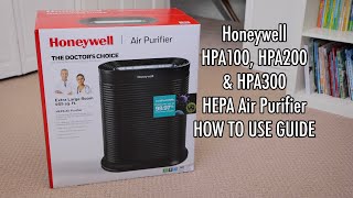 Honeywell HPA 100 HPA200 amp HPA300 Air Purifiers How to Use Allergy Relief [upl. by Shih]