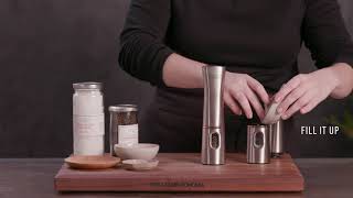 Williams Sonoma Electric Salt amp Pepper Grinders  Williams Sonoma [upl. by Noirb911]