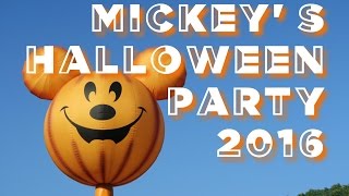 MICKEYS HALLOWEEN PARTY 2016  DISNEYLAND [upl. by Aenotna991]