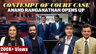 quotI have never seen anyone argue like J Sai Deepakquot Anand Ranganathan on contempt of court case [upl. by Akinyt835]