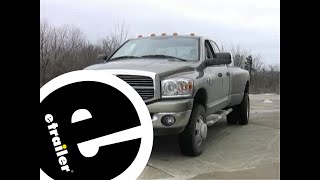 Mount Tekonsha PlugIn Wiring Adapter for Electric Brake Controllers on a 2009 Dodge Ram Pickup [upl. by Sanders]