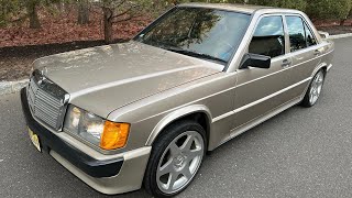 1986 MercedesBenz 190E16V with 17 inch EVO wheels 12224 [upl. by Atinreb]