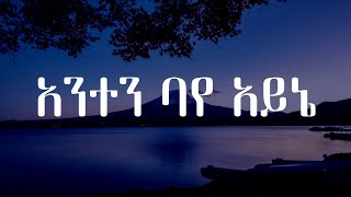 አንተን ባየ አይኔ በረከት ለማ Anten baye ayne lyrics Bereket Lema [upl. by Slotnick]