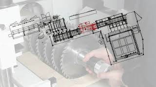 WEINIG FlexiSize  produkcja listew MDF [upl. by Ahcarb]