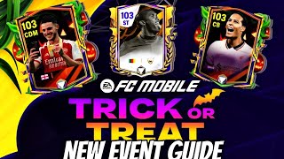 Trick or Treat  New event Fc mobile GUIDE  Vertical Live  TEAM REVIEWSshortsfeed fc25 [upl. by Aleehs]