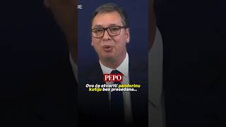 Vučić Otvorena je pandorina kutija o genocidima… [upl. by Benedetto148]