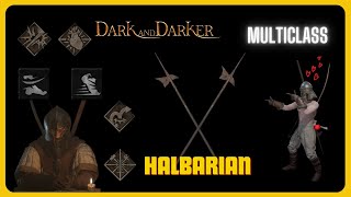 HALBERD BARBARIAN VS PRETEAMING MULTICLASS Dark and Darker [upl. by Nevet]