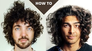 How To Make Coarse Curly Hair Look Good ft Jesses Barbershop [upl. by Ellehcil291]