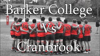 Barker College Vs Cranbrook CAS Rd 1  2021 1st XV Highlights [upl. by Sherilyn]