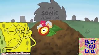 So What I put Best Day Ever from spongebob squarepants over Sonics deathbed amp funeral [upl. by Dino149]