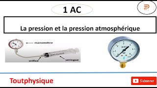 La pression et la pression atmosphérique [upl. by Rahsab211]