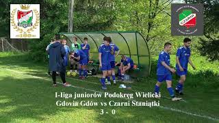 Wielicka IIiga juniorów Gdovia Gdów vs Czarni Staniątki 30 [upl. by Roter]