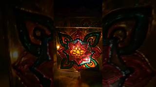 DIY Diwali Glass Tealight Candle holder [upl. by Junieta]