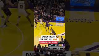 DALTON KNECHT HAS ARRIVED 🚨🔥 NBA basketball lakers daltonknecht lalakers nbahighlights fyp v [upl. by Sabec]