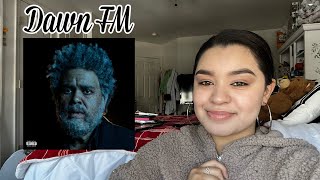 Dawn FM  The Weeknd FULL ALBUM REACTION  Dariana Rosales [upl. by Alverson]