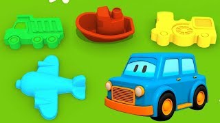 Carros inteligentes Um caminhão de areia Animação infantil [upl. by Ateekal]