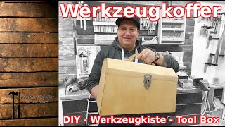 Werkzeugkoffer selbst gebaut  Werkzeugkiste  DIY Projekt [upl. by Ebeneser]