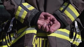 Colorado firefighters honor first responders killed on 911 through stair climb [upl. by Occor]