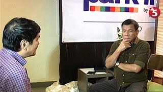 Exclusive  Duterte sinigurong pananagutin ang mga rebeldeng gumagawa ng krimen [upl. by Marney]