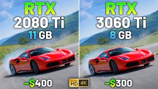 10 Games on RTX 2080 Ti vs RTX 3060 Ti in 2023  4K [upl. by Yrahk765]