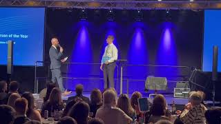 Andrew Goodlad acceptance speech at the Shetland Sports Awards 2024 [upl. by Knight]