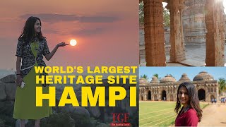 HAMPI  10 Top places to visit  The Ruins of Hampi Temple I Worlds largest heritage site [upl. by Nwahsyt]