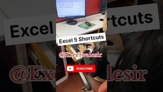 Excel 5 Shortcuts excelwalesir exceltricks computertips training shortvideo tutorial training [upl. by Gizela]