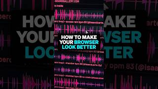 How To Make FL Studio Browser Look BETTER 😮‍💨🔥 [upl. by Nyasuh787]