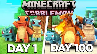 I Survived 100 Days in Minecraft Cobblemon… Here’s What Happened [upl. by Della707]