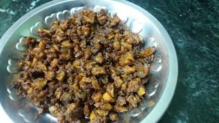 Pagarkai fry recipe in Tamil videoby arul tv [upl. by Hathaway]