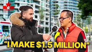 Asking People in Toronto What They Do For a Living📍Toronto  Canadian Income [upl. by Gadmon]