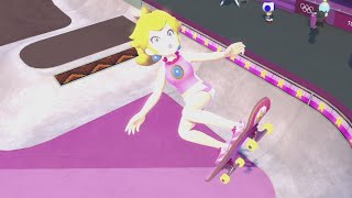 Mario amp Sonic Tokyo 2020  Skateboarding Park  5 STAR CHALLENGE [upl. by Kokoruda]